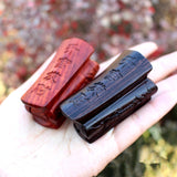 Ebony Coffin Wood Carving Crafts Crafts Pendant