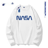 Men's and women's autumn new cotton round neck fashion undershirt outerwear