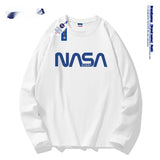 Мужская и женская осенняя новая хлопковая круглая горловина модная нижняя рубашка верхняя одежда