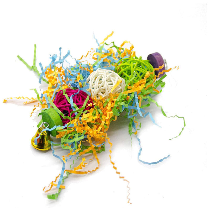 3pcs Bird Toy Parrot Gnawing Supplies Utensils Brushed Rattan Ball Grass Wooden Toys 3pcs Bird Toy Parrot Gnawing Supplies Utensils Brushed Rattan Ball Grass Wooden Toys