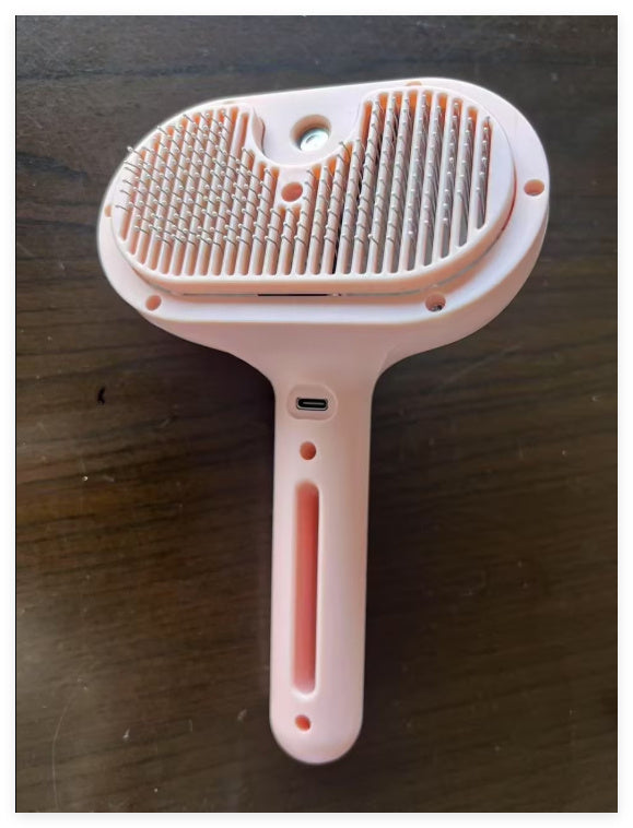 Pet Comb Self Cleaning Pets Hair Remover Brush For Dogs Grooming Tools Dematting Comb Built-in Mist Humidifier Pet Products Pet Comb Self Cleaning Pets Hair Remover Brush For Dogs Grooming Tools Dematting Comb Built-in Mist Humidifier Pet Products