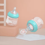 Baby Feeding Spoon Borosilicate Glass Bottle