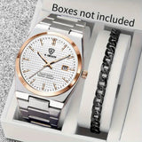 Butterfly Clasp Men's Quartz Swiss Watch
