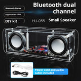 Bluetooth Speaker DIY Kit Amplifier Stereo Assembled Circuit Board Components Welding Practice Electronic Production Kit