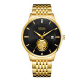 Waterproof Transparent Bottom Business Men's Mechanical Watch