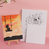 Cotton White Drawing Board Printing Painting Children Diy Drawing