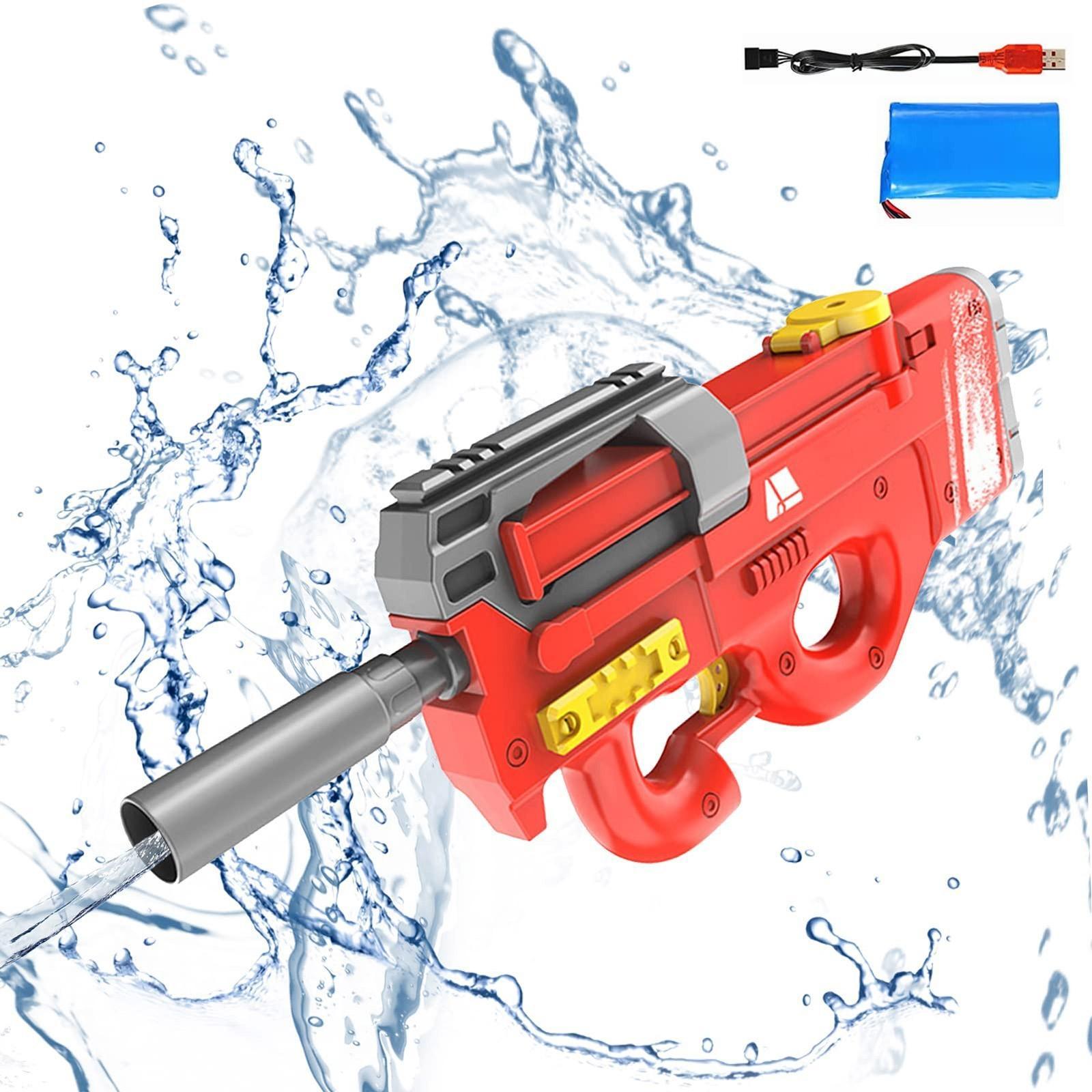 New P90 Electric Water Gun High-Tech Kids Toys Outdoor Beach Pool Large Capacity Summer Gel Blasting Water Gun For Adults New P90 Electric Water Gun High-Tech Kids Toys Outdoor Beach Pool Large Capacity Summer Gel Blasting Water Gun For Adults
