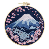 Embroidery Handmade Cloth Art Material Kit Sets Creative Needlework English