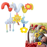 Baby Rattle Toy Star Moon Stroller Pendant