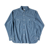 Youth shirt with long sleeves and double patch pocket