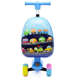 Children's Cute Cartoon Scooter Trolley Case