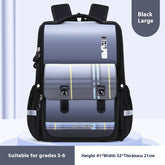 Plaid Schoolbag Grade Spine Protection Student Backpack