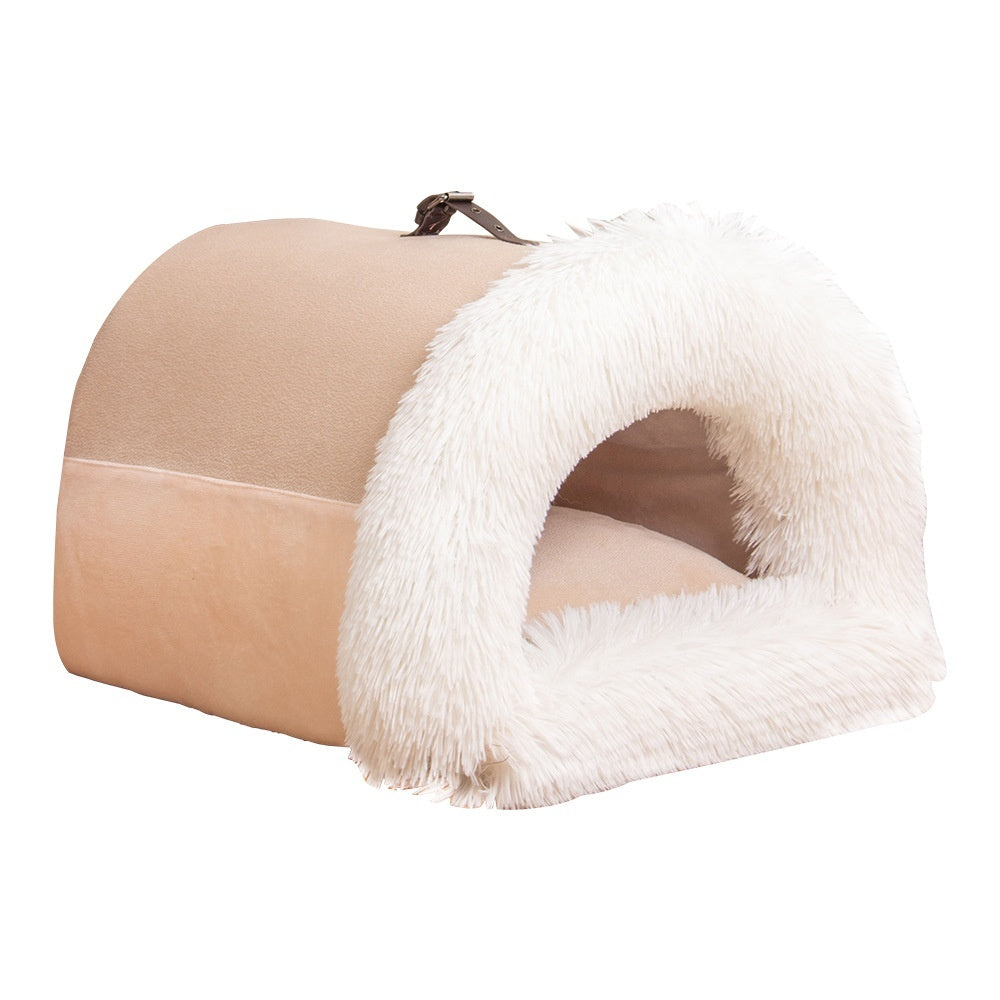 New Splice Portable Pet Nest Portable Autumn And Winter Warm Dog Nest Moisture-proof Long Fur Cat Nest Cross Border Pet Nest New Splice Portable Pet Nest Portable Autumn And Winter Warm Dog Nest Moisture-proof Long Fur Cat Nest Cross Border Pet Nest