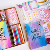 Ҳисоби дасти зодрӯзи духтари тӯҳфа Scrapbook Дафтарчаи Дафтари кӯдакон