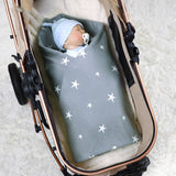 Five-pointed Star Jacquard Baby Stroller Blanket