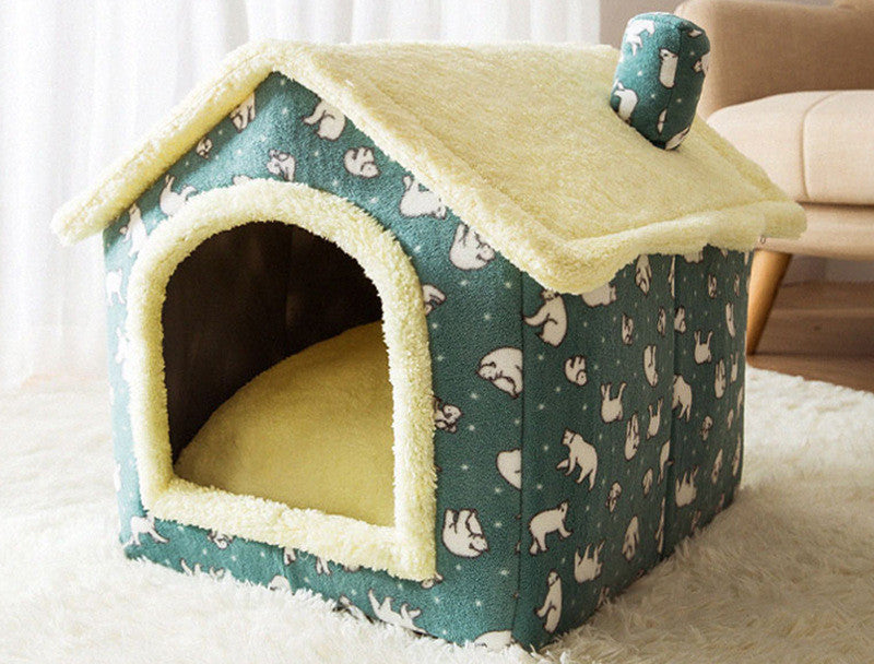 Foldable Dog House Pet Cat Bed Winter Dog Villa Sleep Kennel Removable Nest Warm Enclosed Cave Sofa Pets Supplies Foldable Dog House Pet Cat Bed Winter Dog Villa Sleep Kennel Removable Nest Warm Enclosed Cave Sofa Pets Supplies