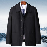 Куртаи тирамоҳӣ барои падар куртаи борики болопӯши мардона барои бобо Либосҳои баҳорӣ ва тирамоҳӣ