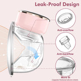 Bilateral Wearable Electric Milk Collector Portable Integrated Rechargeable