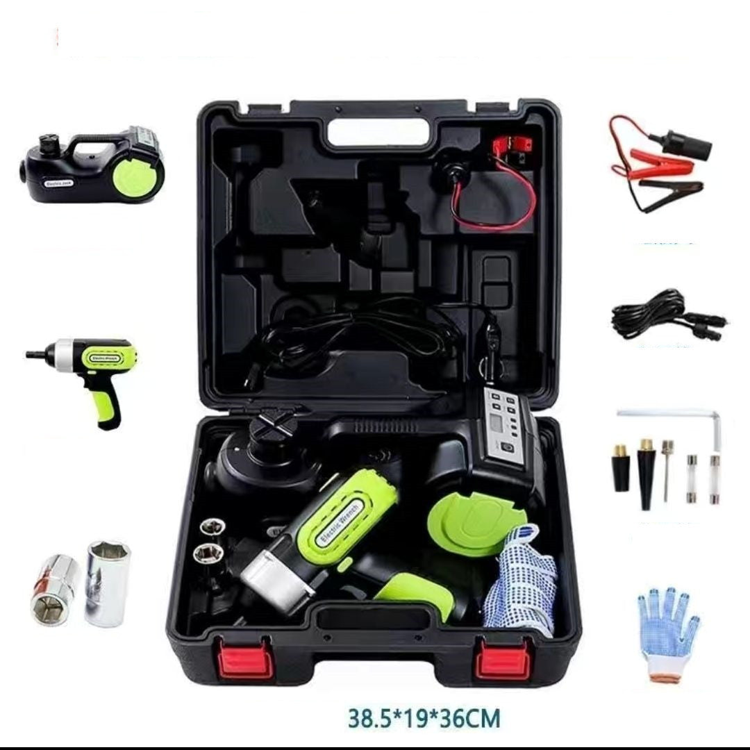 Electric Hydraulic Jack 12v Car Tire Changing Artifact Intelligent Air Wrench Set Electric Hydraulic Jack 12v Car Tire Changing Artifact Intelligent Air Wrench Set