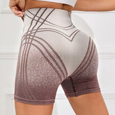 Female Gradient Sports And Fitness Shorts