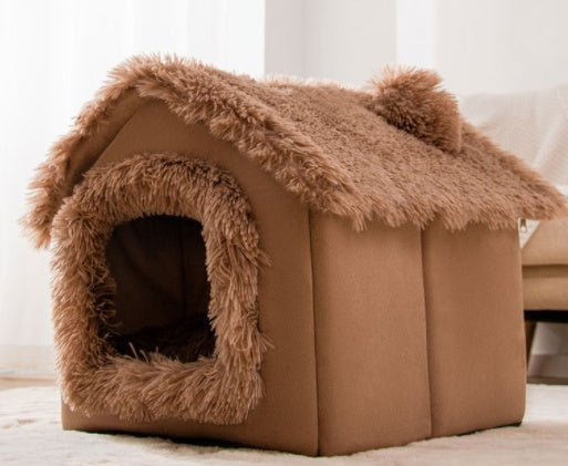 Foldable Dog House Pet Cat Bed Winter Dog Villa Sleep Kennel Removable Nest Warm Enclosed Cave Sofa Pets Supplies Foldable Dog House Pet Cat Bed Winter Dog Villa Sleep Kennel Removable Nest Warm Enclosed Cave Sofa Pets Supplies