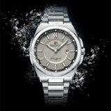 Elegant And Simple Men's Steel Band Watch