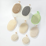 Household Luffa Points Linen Cotton Cleaning Sisal Bath Supplies Face Wiping Towel