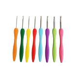 Knitting Tool Sweater Needle New Color Plastic Soft Handle Alumina Crochet Hook