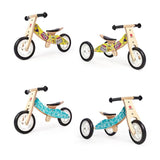 Children's Wooden Balance Car Tricycle Two-in-one Dual-use