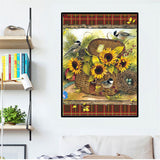 Mosaic Cross Stitch Needlework Wall Art