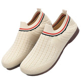 Flyknit-side Casual All-matching Comfortable Non-slip One Pedal Shoes