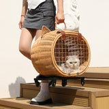 Portable PET Trolley Woven Luggage