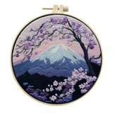 Embroidery Handmade Cloth Art Material Kit Sets Creative Needlework English