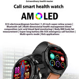 New ET480 ECG Bluetooth Calling Sport Watch Smart Watch