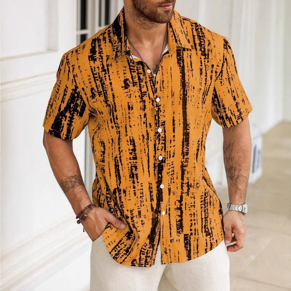 Куртаи нави тобистонаи аврупоӣ ва амрикоии тасодуфии зидди узвҳои 3D чопшудаи мардонаи остин кӯтоҳ Куртаи нави тобистонаи аврупоӣ ва амрикоии тасодуфии зидди узвҳои 3D чопшудаи мардонаи остин кӯтоҳ