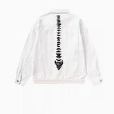 Vintage Fashion Skeletal White Long-sleeved Shirts For Men And Women