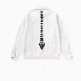 Vintage Fashion Skeletal White Long-sleeved Shirts For Men And Women