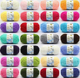1 Pc Knitting Crochet Milk Soft Baby Cotton Wool Yarn 50g