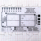 ECG Ruler Plastic Measuring Tool