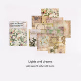 Vintage Large Size DIY Scrapbooking Decorative Paper