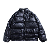 Men's Stand-up Collar Jumpsuit Fashion Quilted Jacket