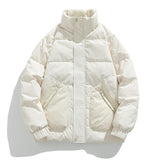 Men's Winter Lightweight Down Jacket with Loose Lapels