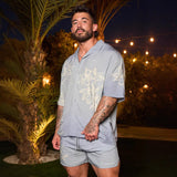 Чоп тасодуфӣ фуҷур sleeves кӯтоҳ Top