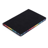 Colorful Rainbow Side A5 Leather Cover Notebook
