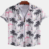 Летняя мужская рубашка с верхом костюм Гавайи Пляж