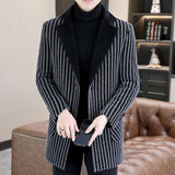 Autumn-winter high-quality men's medium-length coat