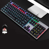 Real Mechanical Keyboard GK410 Green Axis Desktop Computer Wired