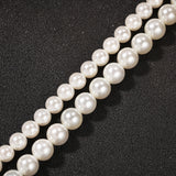Simple Cross 8-10mm Pearl Necklace Trendy Accessories For Men And Women