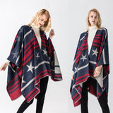 Cashmere Shawl Wrap with Divider, Air Conditioner, Blanket