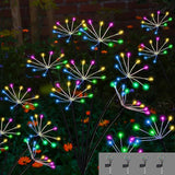 Solar Ground Copper Wire Fireworks Lighting Chain Garden Decoration Lawn Lamp
